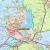 Województwo zachodniopomorskie mapa ścienna 1:200 000, 128x133 cm, ArtGlob