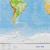 Świat mapa plastyczna, 3D 1:53 500 000, Georelief