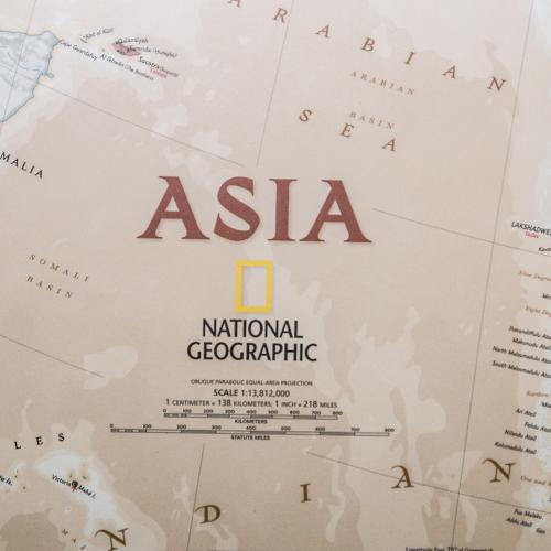Azja executive - mapa ścienna 1:13 812 000, NG