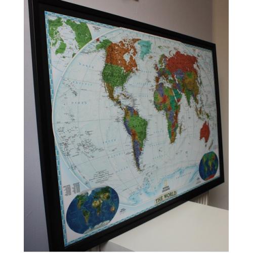 Świat polityczny mapa ścienna decorator 1:36 384 000, 117x77 cm.