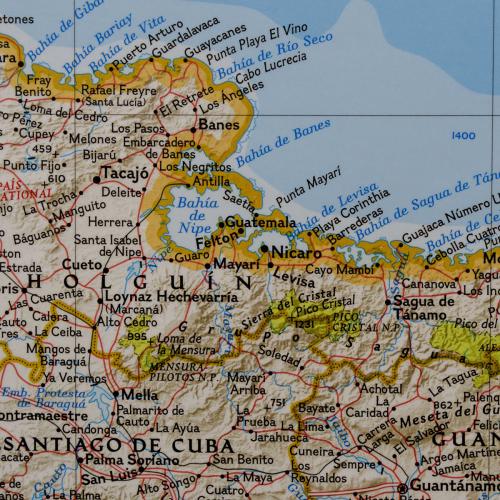 Kuba Classic mapa ścienna 1:1 500 000, 91x61 cm