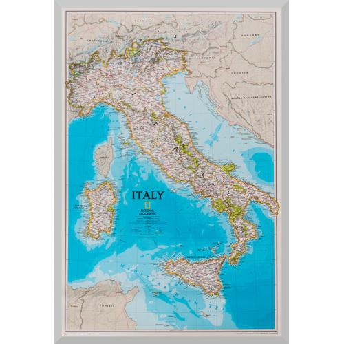 Włochy Classic. Mapa ścienna polityczna 1:1 765 000, 59x87 cm, National Geographic