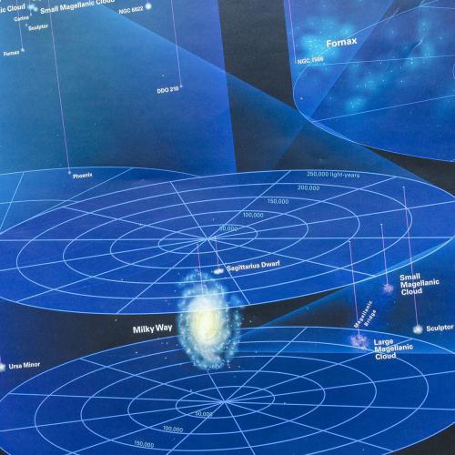 Wszechświat mapa ścienna, 78x55 cm, National Geographic