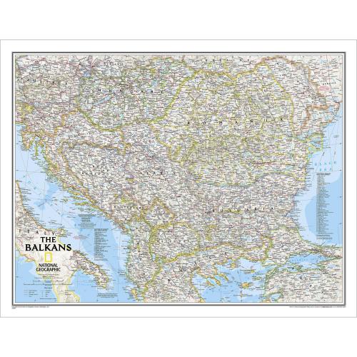 Bałkany Classic. Mapa ścienna 1:1 948 000, 77x59 cm