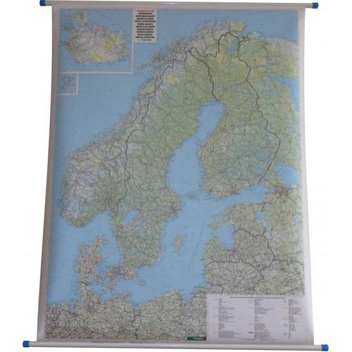 Skandynawia. Mapa 1:2 000 000, 87x 115 cm