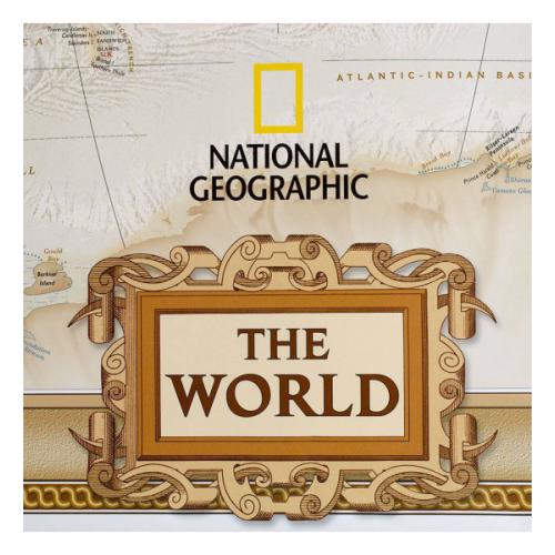 Świat executive mapa ścienna polityczna, National Geographic 186x122 cm