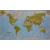 Środowiskowa mapa ścienna Świata 1:20 000 000, 192x117 cm