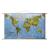 Środowiskowa mapa ścienna Świata 1:20 000 000, 192x117 cm