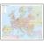 Europa. Mapa ścienna drogowa, 1:3 600 000, 120x100 cm, SwiatMap.pl