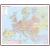 Europa. Mapa ścienna drogowa, 1:3 600 000, 120x100 cm, SwiatMap.pl