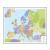 Europa mapa ścienna kodów pocztowych 1:4 500 000, 120x100 cm, ArtGlob