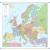 Europa mapa ścienna polityczna 1:2 250 000, 200x200 cm, ArtGlob