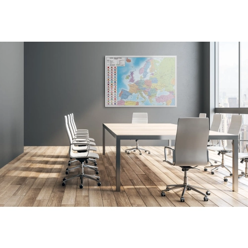 Aranż - Europa mapa ścienna polityczna na płótnie 1:8 800 000, 70x50 cm, ArtGlob