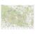 Karkonosze mapa ścienna, 1:50 000, 100x70 cm, ArtGlob
