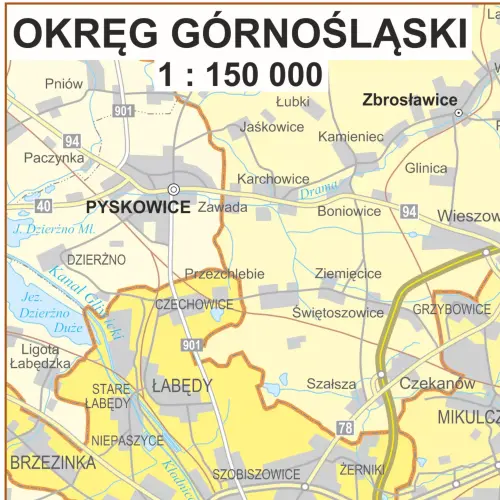 Polska mapa ścienna administracyjna 1:500 000, 145x140 cm, ArtGlobPolska mapa ścienna administracyjna 1:500 000, 145x140 cm, ArtGlob