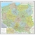 Polska mapa ścienna administracyjno-drogowa 1:350 000, 205x200 cm, SwiatMap.pl