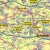 Polska mapa ścienna administracyjno-drogowa, 1:500 000, 140x145 cm - zbliżenie na detale mapy