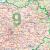 Polska mapa ścienna administracyjno-drogowa z kodami pocztowymi 1:700 000, 120x100 cm, ArtGlob