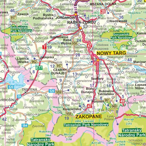 Polska mapa drogowa 1:500 000, ArtGlob