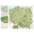 Polska. Szkolna mapa ścienna krajobrazowa 1:500 000, 194x140 cm, arkusz, SwiatMap.pl