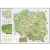 Polska. Szkolna mapa ścienna krajobrazowa 1:500 000, 194x140 cm, rama aluminiowa, SwiatMap.pl