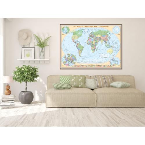Arrange - World political wall map 1:25 000 000, ArtGlob