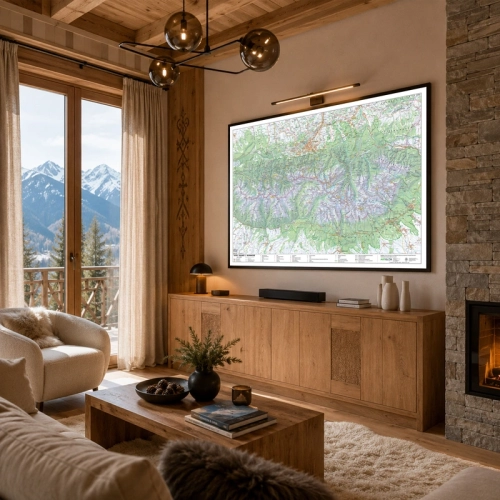 Aranż /AI/ - Tatry polskie i słowackie. Mapa ścienna 1:50 000, 100x70 cm, SwiatMap.pl