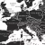 The World mapa ścienna polityczna-konturowa, 140x100 cm, zbliżenie na Europę, SwiatMap.pl