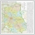 Województwo lubelskie. Mapa ścienna 1:200 000, 126x126 cm, SwiatMap.pl