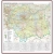 Województwo małopolskie. Mapa ścienna 1:200 000, 100x106 cm, SwiatMap.pl