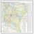 Województwo podkarpackie. Mapa ścienna 1:200 000, 111x112 cm, SwiatMap.pl