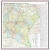 Województwo podkarpackie. Mapa ścienna 1:200 000, 111x112 cm, SwiatMap.pl