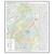 Województwo podlaskie. Mapa ścienna 1:200 000, 111x133cm, SwiatMap.pl