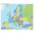 Europa mapa ścienna kodów pocztowych 1:3 750 000, 146x120 cm