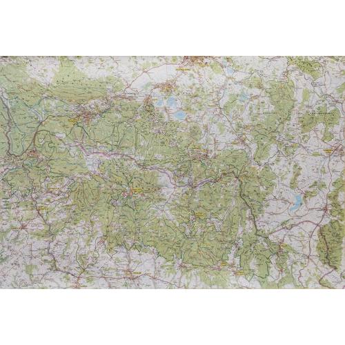 Karkonosze mapa ścienna 1:50 000, 98x60 cm, EkoGraf