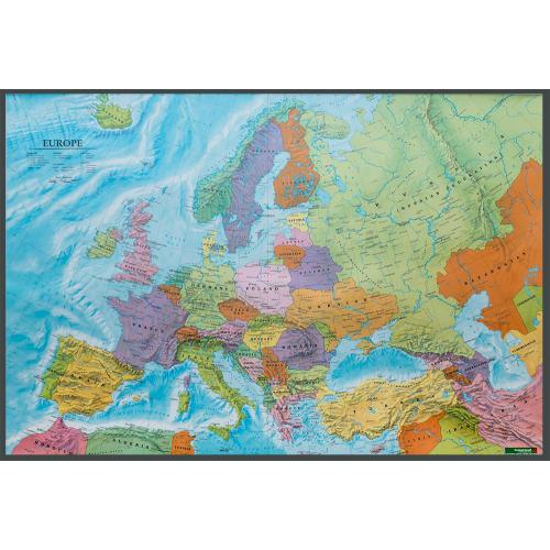 Europa mapa ścienna polityczna, 1:6 000 000, 100x66 cm