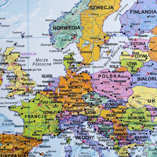 Świat polityczny mapa - tapeta, Global Mapping