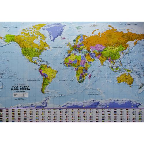 Świat polityczny mapa - tapeta, Global Mapping
