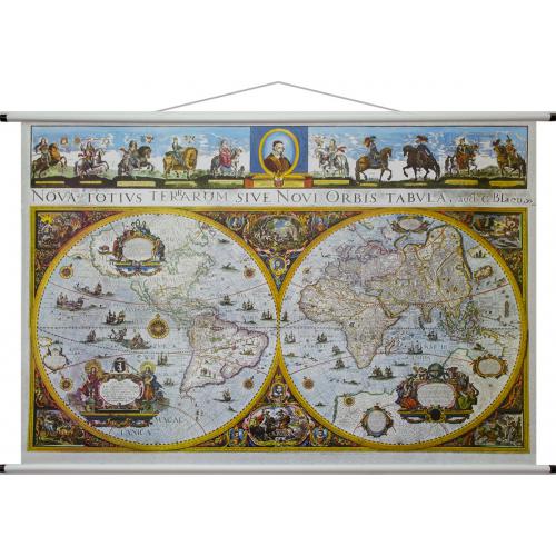 Świat Blaue Antique World mapa ścienna, 158x108 cm