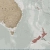 Australazja. Mapa ścienna polityczna 1:7 000 000, 121,5x101,5 cm, SwiatMap.pl