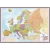 Europa mapa ścienna polityczno-drogowa 135x98 cm w drewnianej ramie, SwiatMap.pl