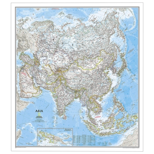 Azja Classic. Mapa ścienna polityczna 1:13 812 000, 97×84 cm, arkusz, SwiatMap.pl