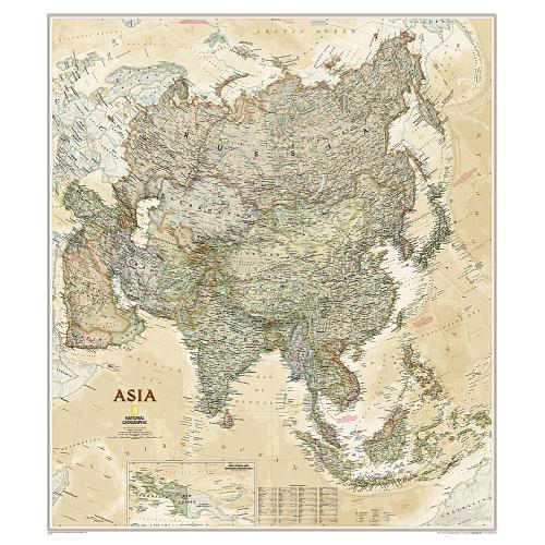 Azja executive - mapa ścienna 1:13 812 000, NG