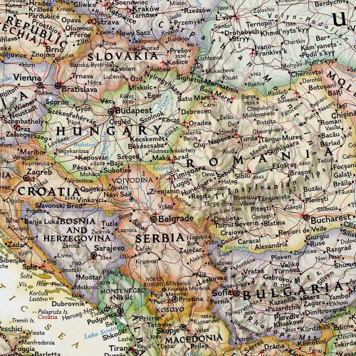 Europa executive mapa ścienna 1:5 419 000, 115x92 cm, National Geographic