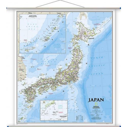 Japonia Classic mapa ścienna 1:3 115 000, National Geographic