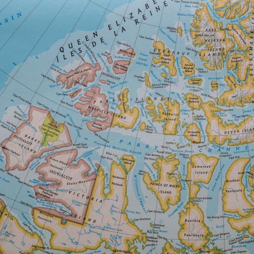 Kanada Classic. Mapa ścienna polityczna 1:6 400 000, 97x82 cm, National Geographic