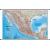 Meksyk Classic. Mapa ścienna polityczna 1:4 358 000, 87x59 cm, National Geographic