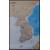 Półwysep Koreański Classic. Mapa ścienna polityczna 1:1 357 000, 59x92 cm, National Geographic