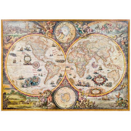 Świat mapa ścienna stylizowana Vitange, Ray&Co