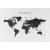 The World mapa ścienna na płótnie 100x70 cm, ArtGlob